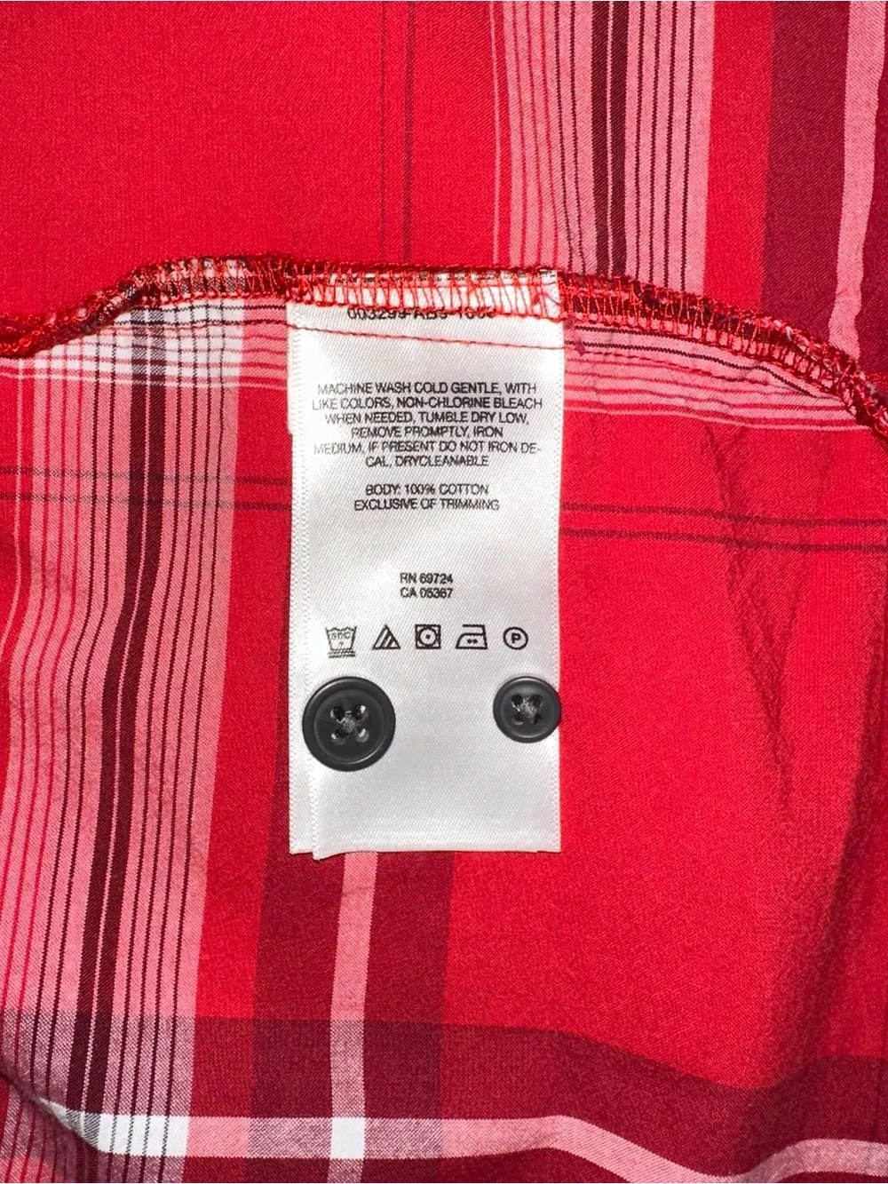 Columbia Sportswear Plaid Button Up Shirt Red XXL Short Sleeve Cotton